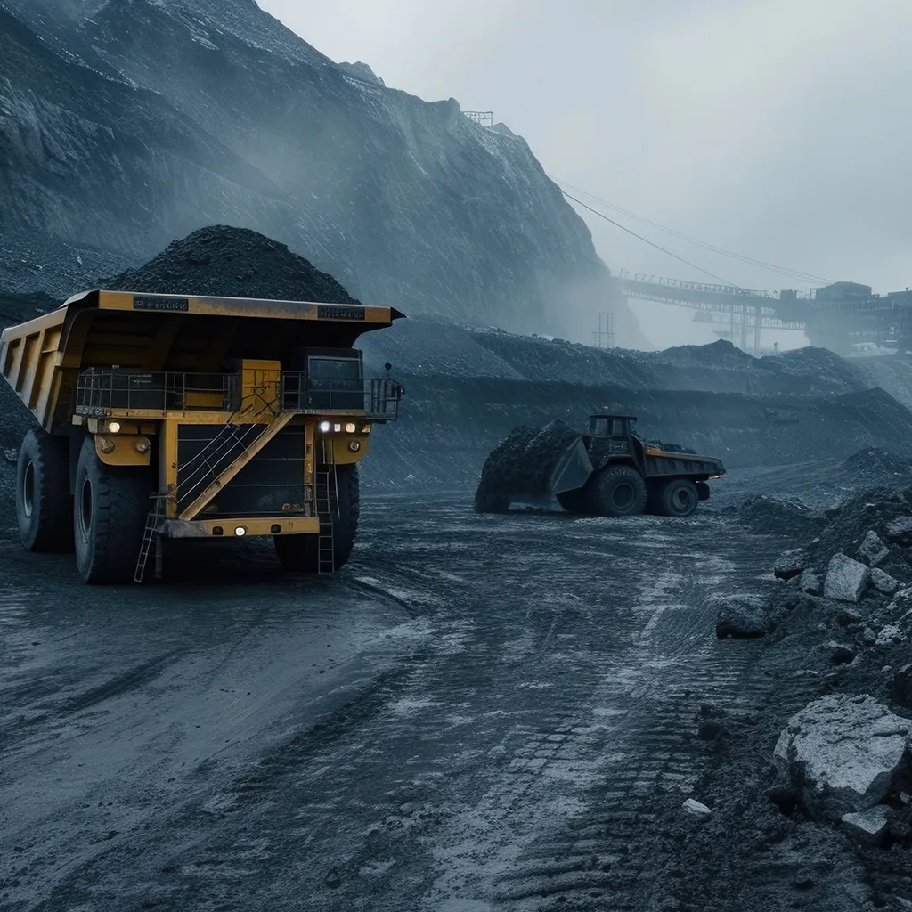 Types of mining and loading equipment in mines